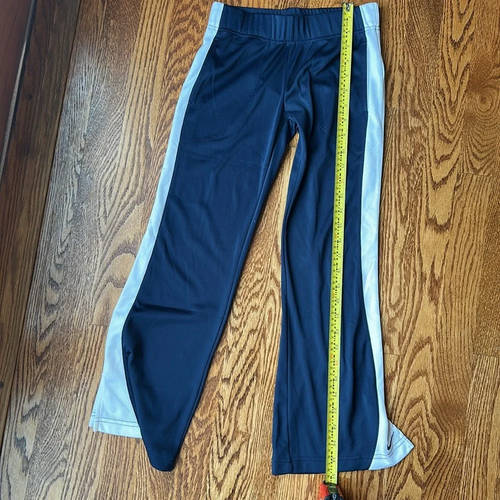 Kids Nike Dri-Fit Navy and White Athletic Pants, Size Small